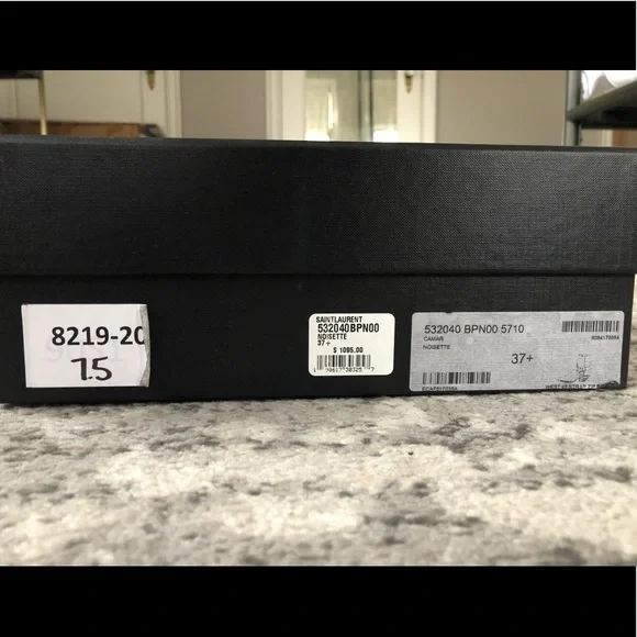 Saint Laurent Brown Suede Booties - Picture 7 of 8